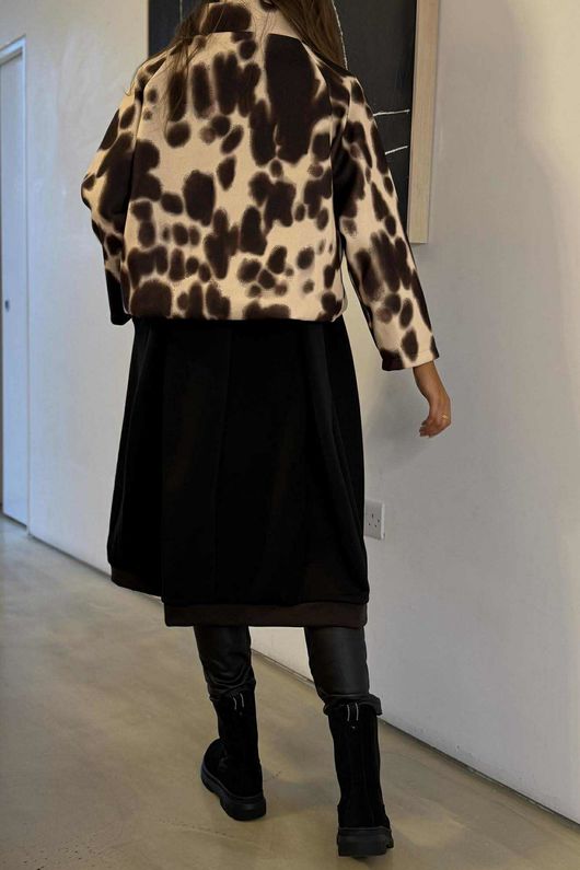Cori Cropped Jacket Inky Naturals